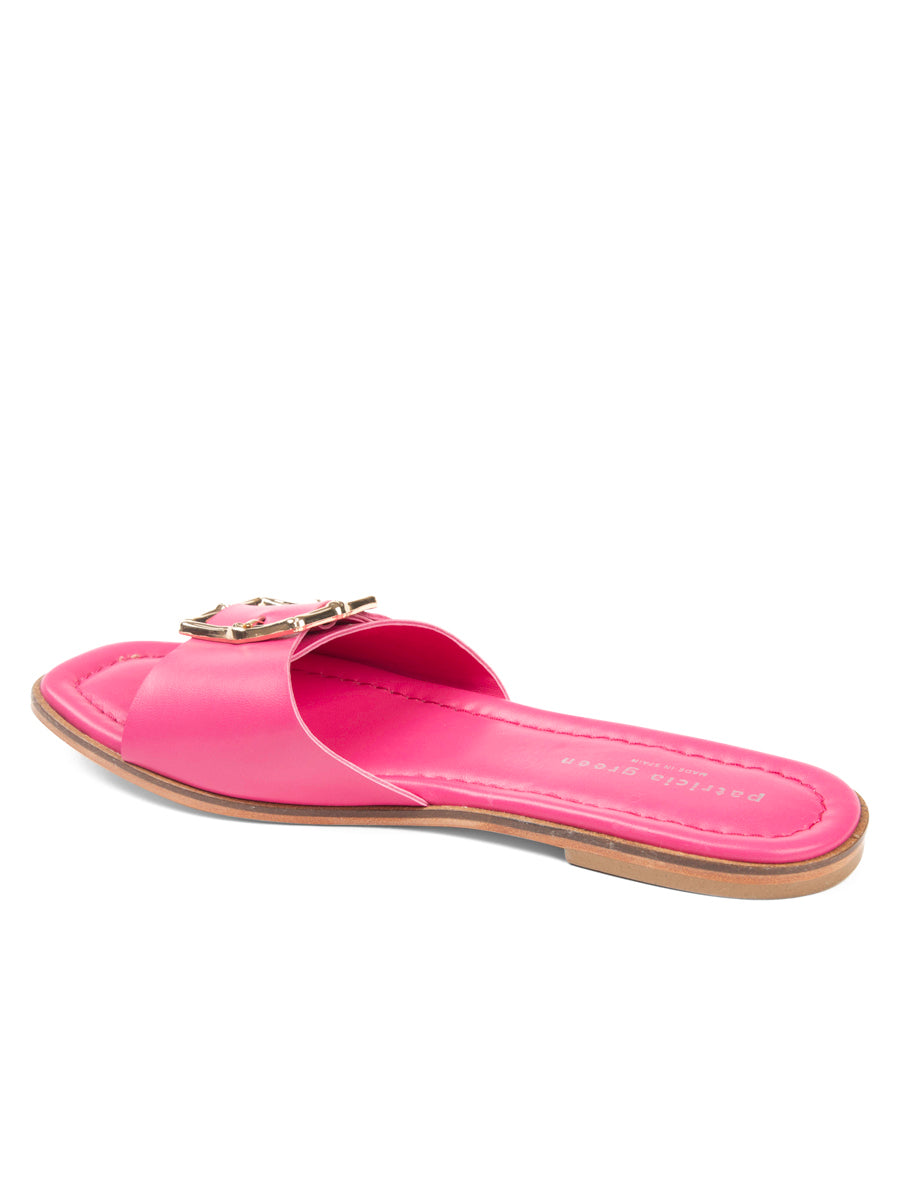 Berkley Bamboo Buckle Flat Sandal