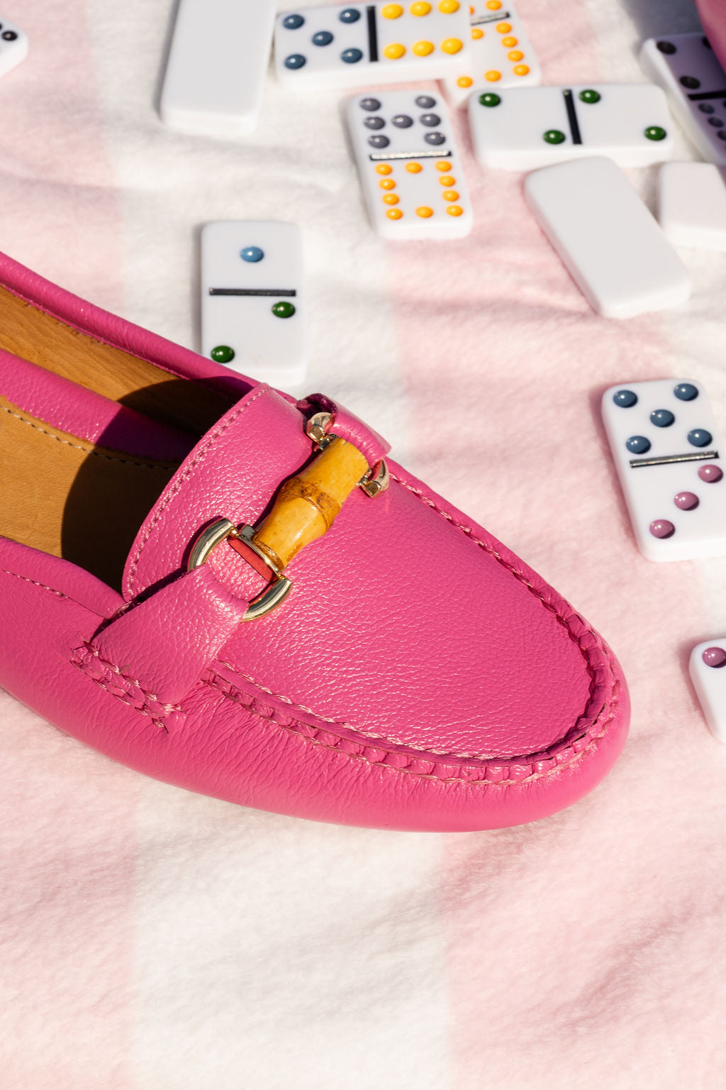 Jillian Bamboo Horsebit Driver