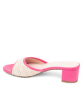 Sienna Raffia Block Heel