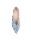 Daisy Pointed Toe Leather Flat