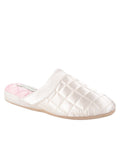 Jackie Satin Quilted Slipper