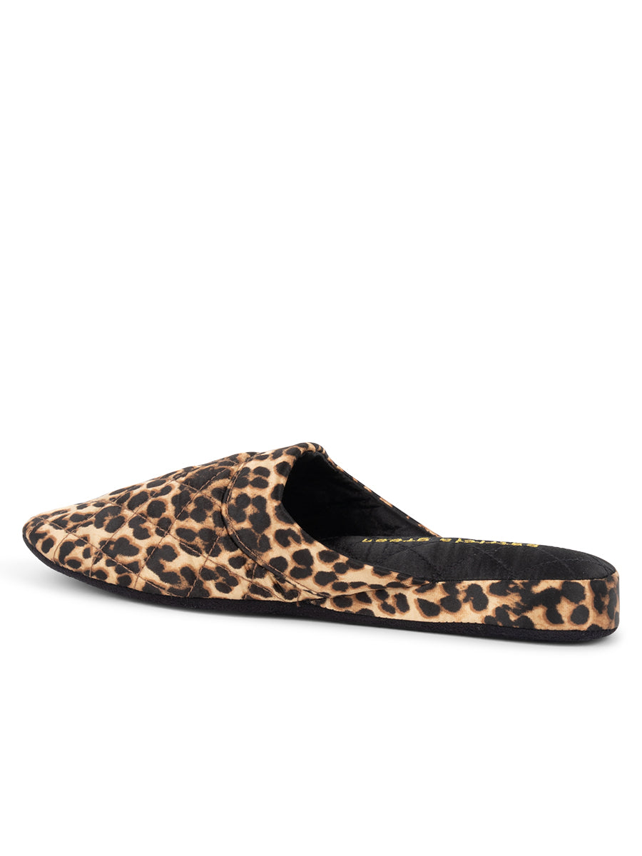 Jackie Satin Quilted Slipper