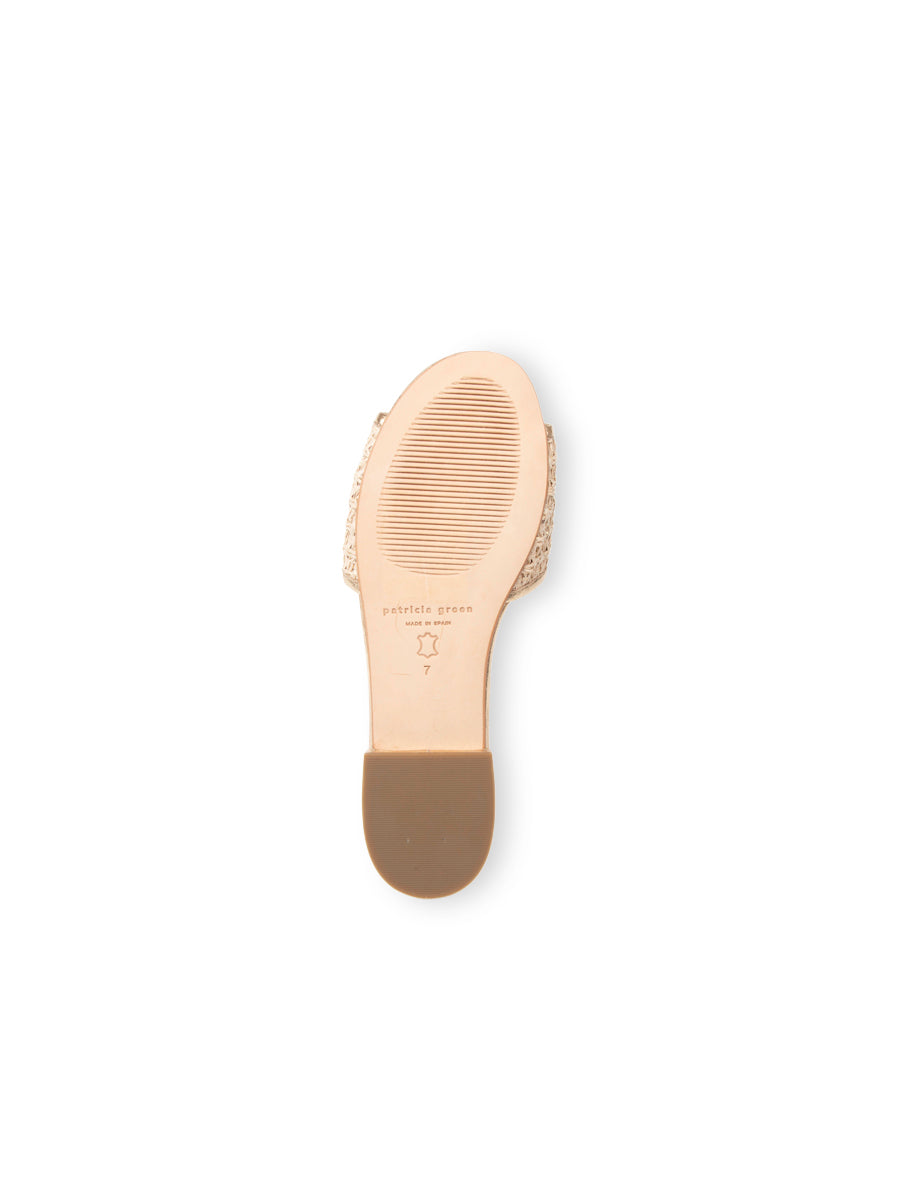 Harper Raffia Flat Sandal