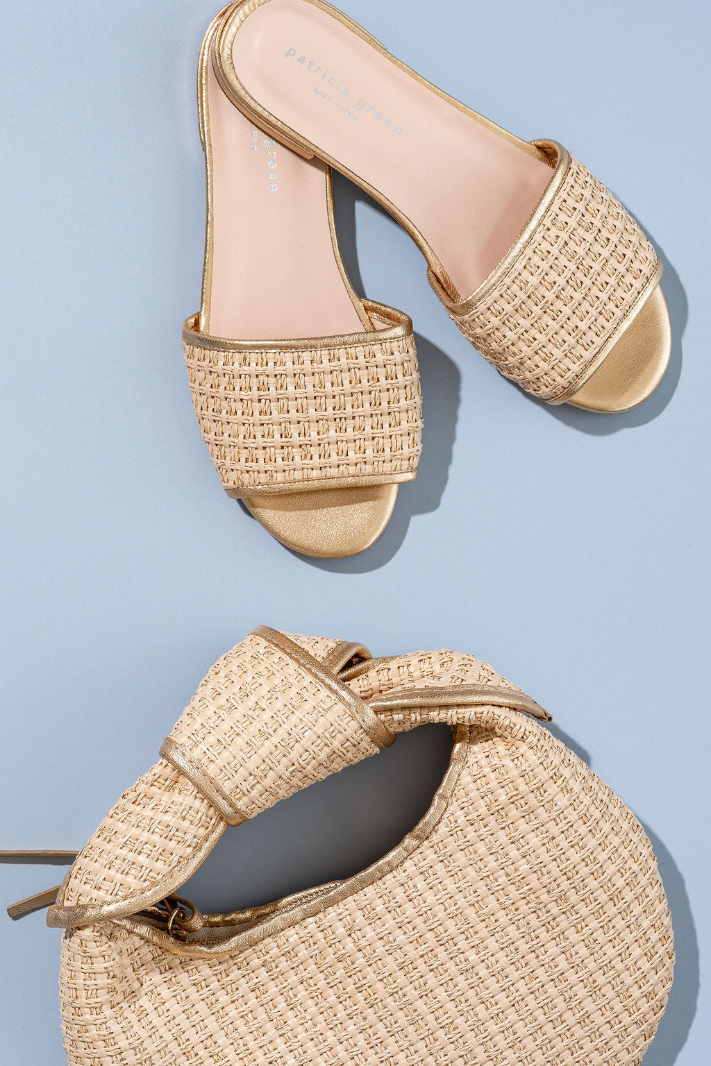 Harper Raffia Flat Sandal