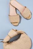 Harper Raffia Flat Sandal