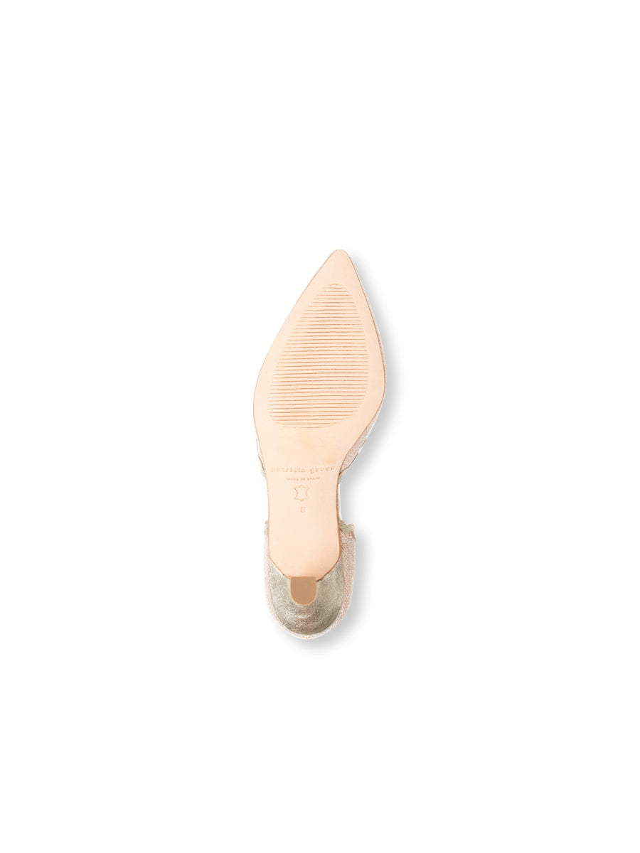 Olivia Scalloped d'Orsay Kitten Heel
