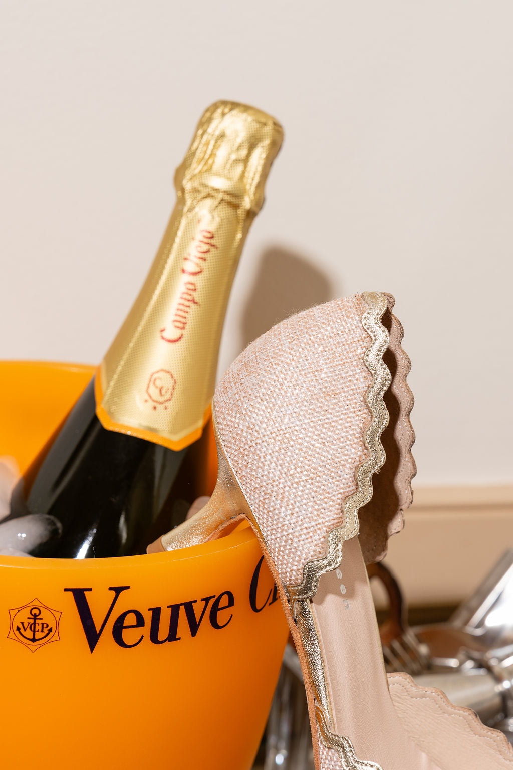 Olivia Scalloped d'Orsay Kitten Heel