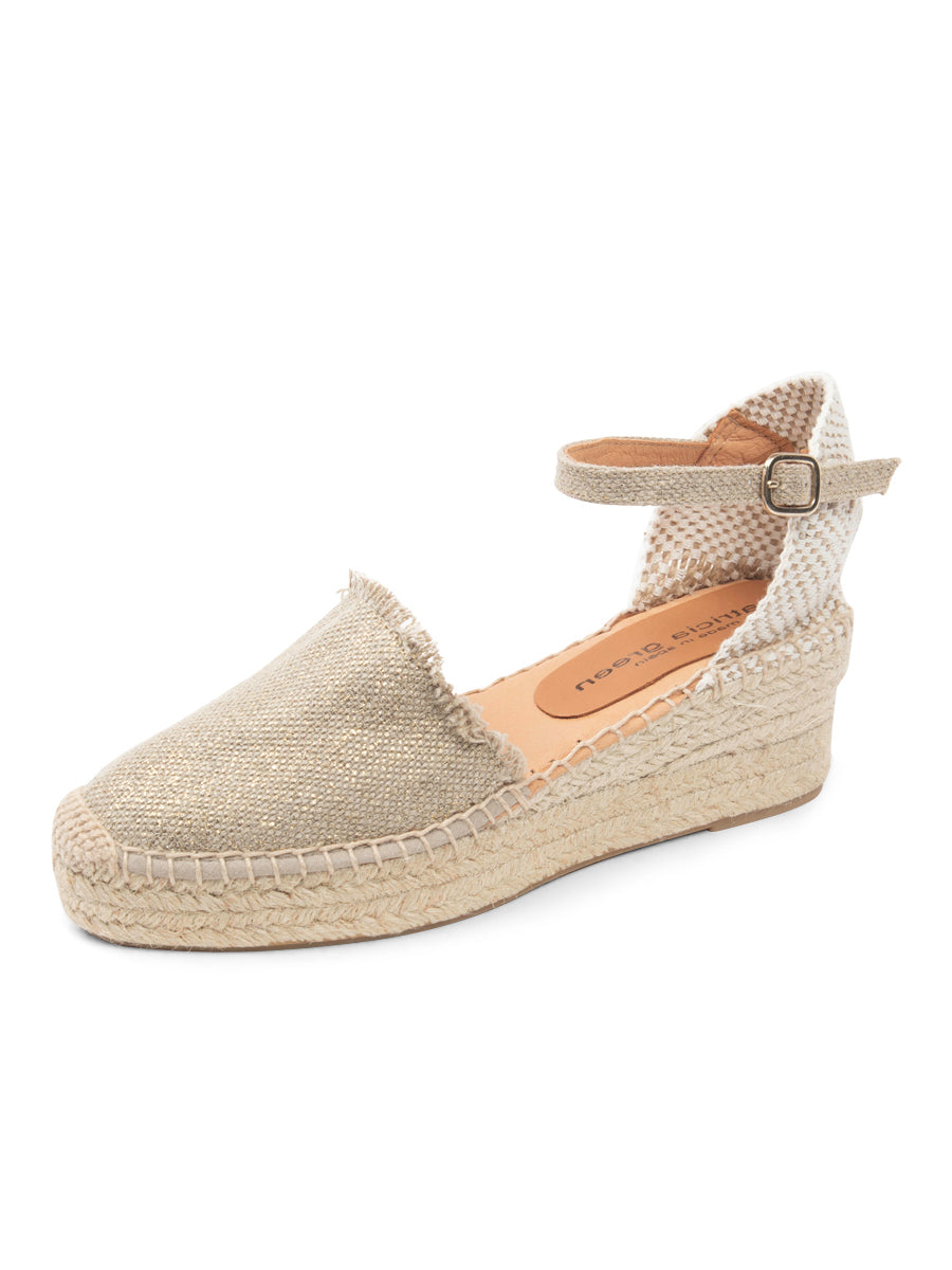 Isotoner Espadrilles à talon de 6 cm, ultra confortable, semelle à Isotoner Espadrilles à talon de 6 cm, ultra confortable, semelle à