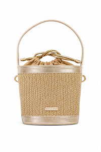 Natural Raffia/Gold