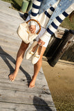 Charlotte Bamboo Top Handle Bag