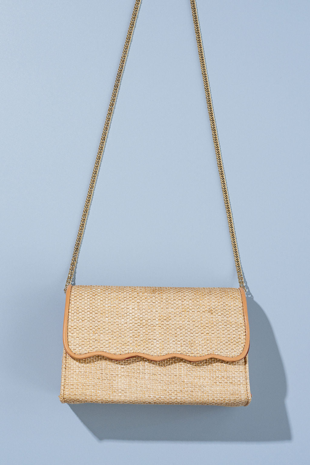 Palm Beach Scalloped Clutch