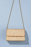 Palm Beach Scalloped Clutch