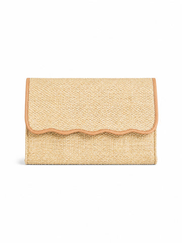 Palm Beach Scalloped Clutch