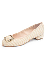 Natural Striped Raffia Color