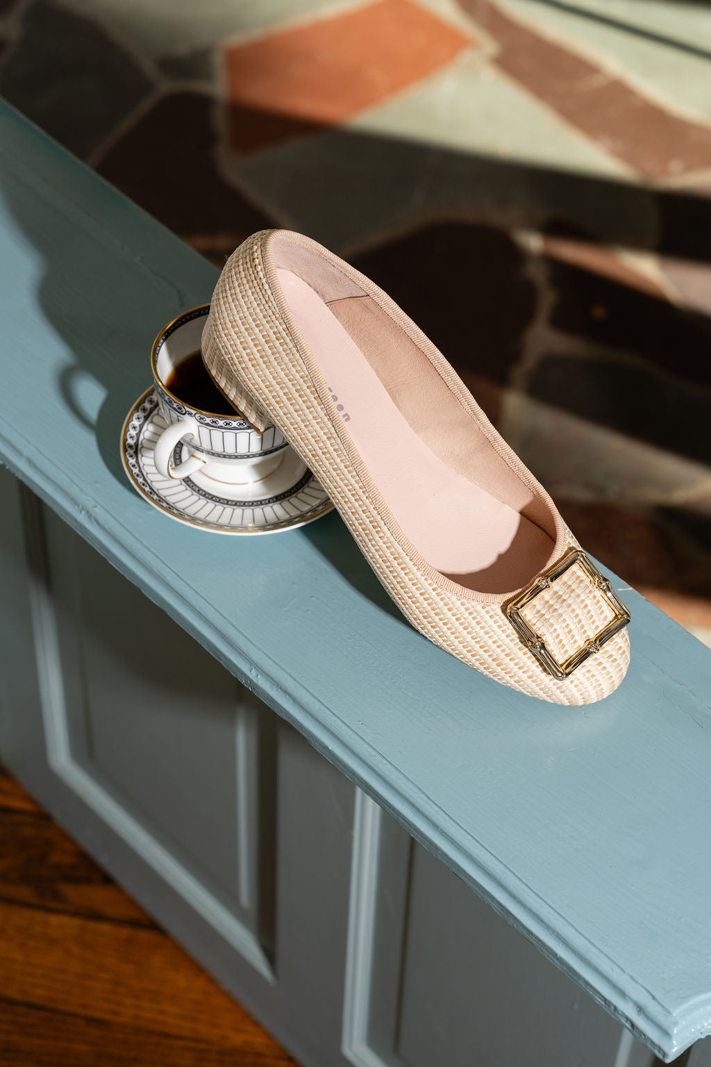 Riviera Block Heel Pump