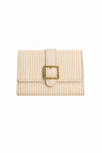 Riviera Bamboo Buckle Clutch