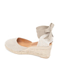 Leon Closed Toe Lace Up Espadrille