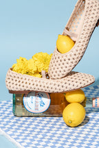 Monaco Raffia Ballet Flat