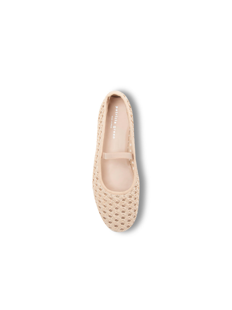 Monaco Raffia Ballet Flat