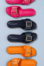Berkley Bamboo Buckle Flat Sandal