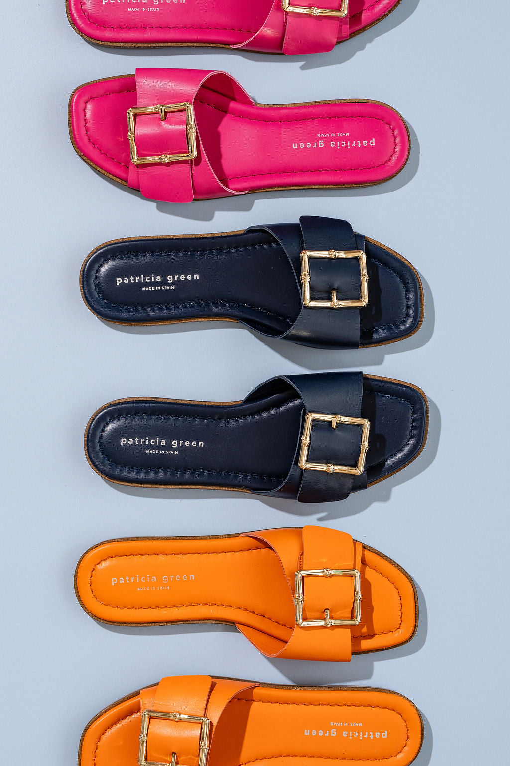 Berkley Bamboo Buckle Flat Sandal