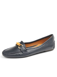 Navy Leather