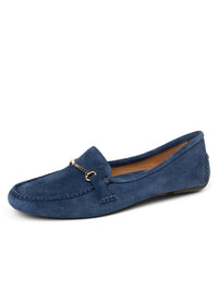 Navy Suede