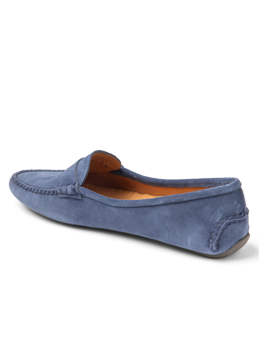 Janet Scalloped Penny Loafer Driving Shoe