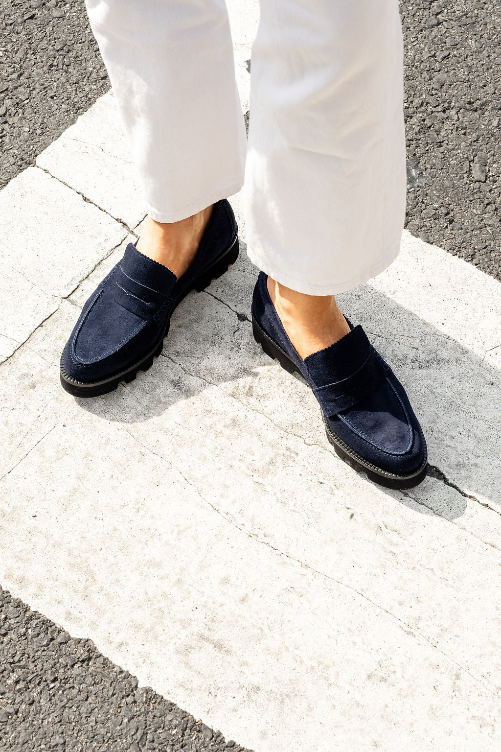 Vince Lug Sole Penny Loafer