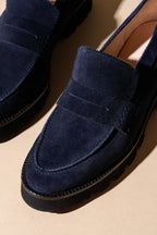 Vince Lug Sole Penny Loafer