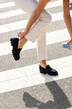 Vince Lug Sole Penny Loafer