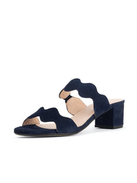 Navy Suede