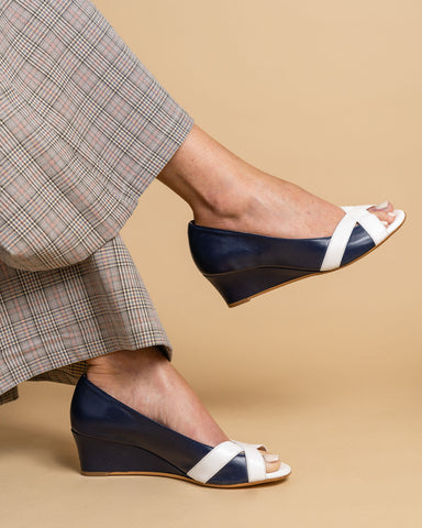 Como Peep Toe Wedge Alternate View