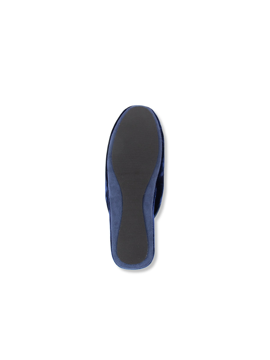 Milano Embroidered Velvet Slipper