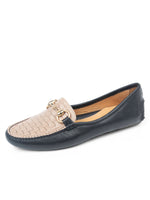 Nude/Black Leather Color