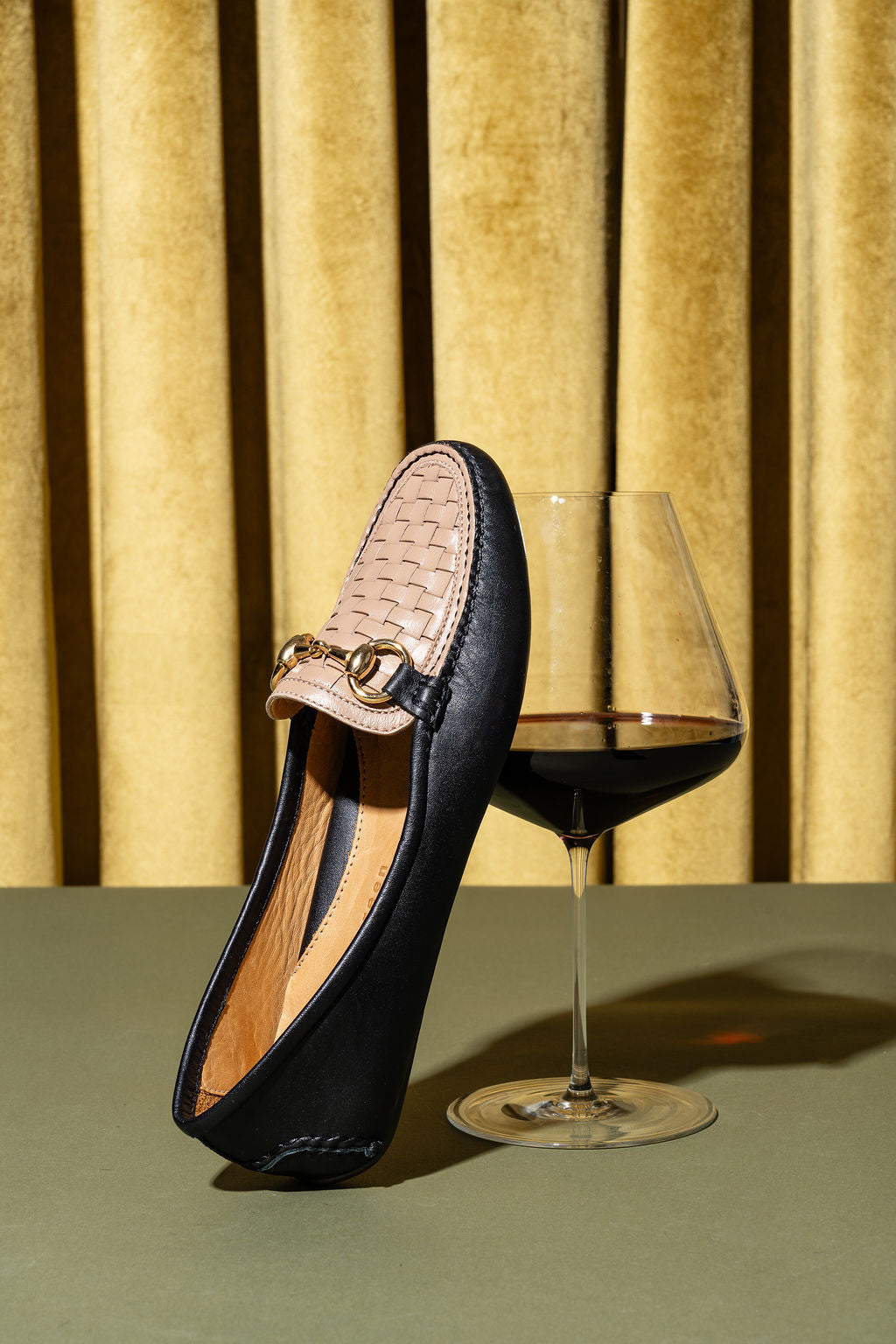 Kim Horsebit Woven Driver