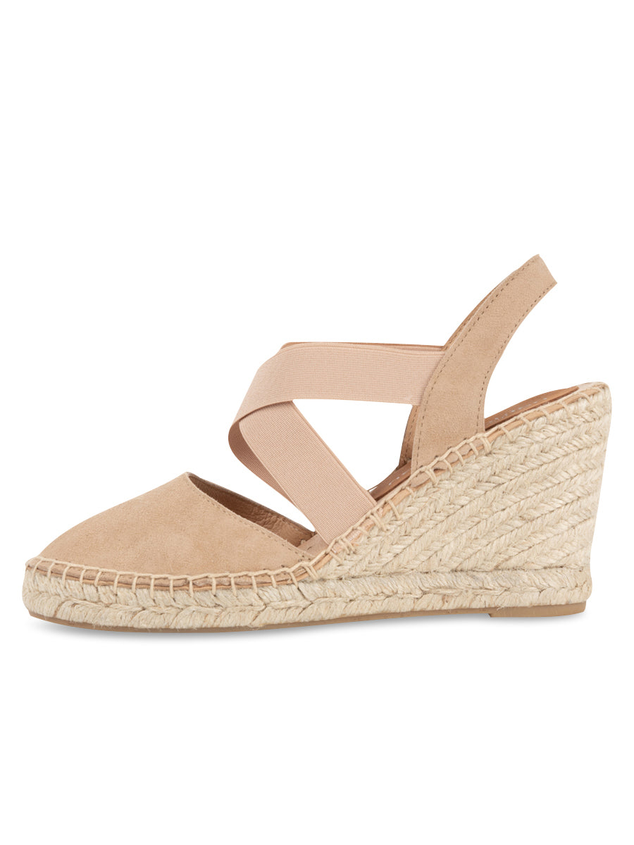 Mila Espadrille with Elastic Straps
