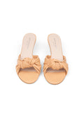Savannah Knotted Bow Cork Wedge
