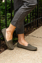 Kelly Woven Driving Moccasin