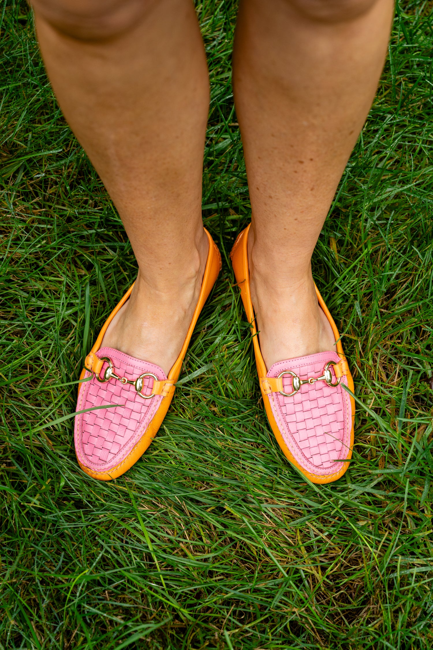 Kim Horsebit Woven Driver