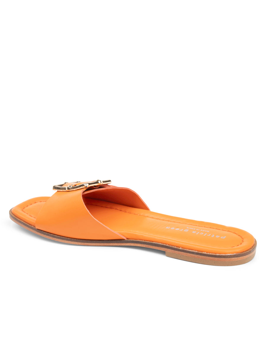 Berkley Bamboo Buckle Flat Sandal