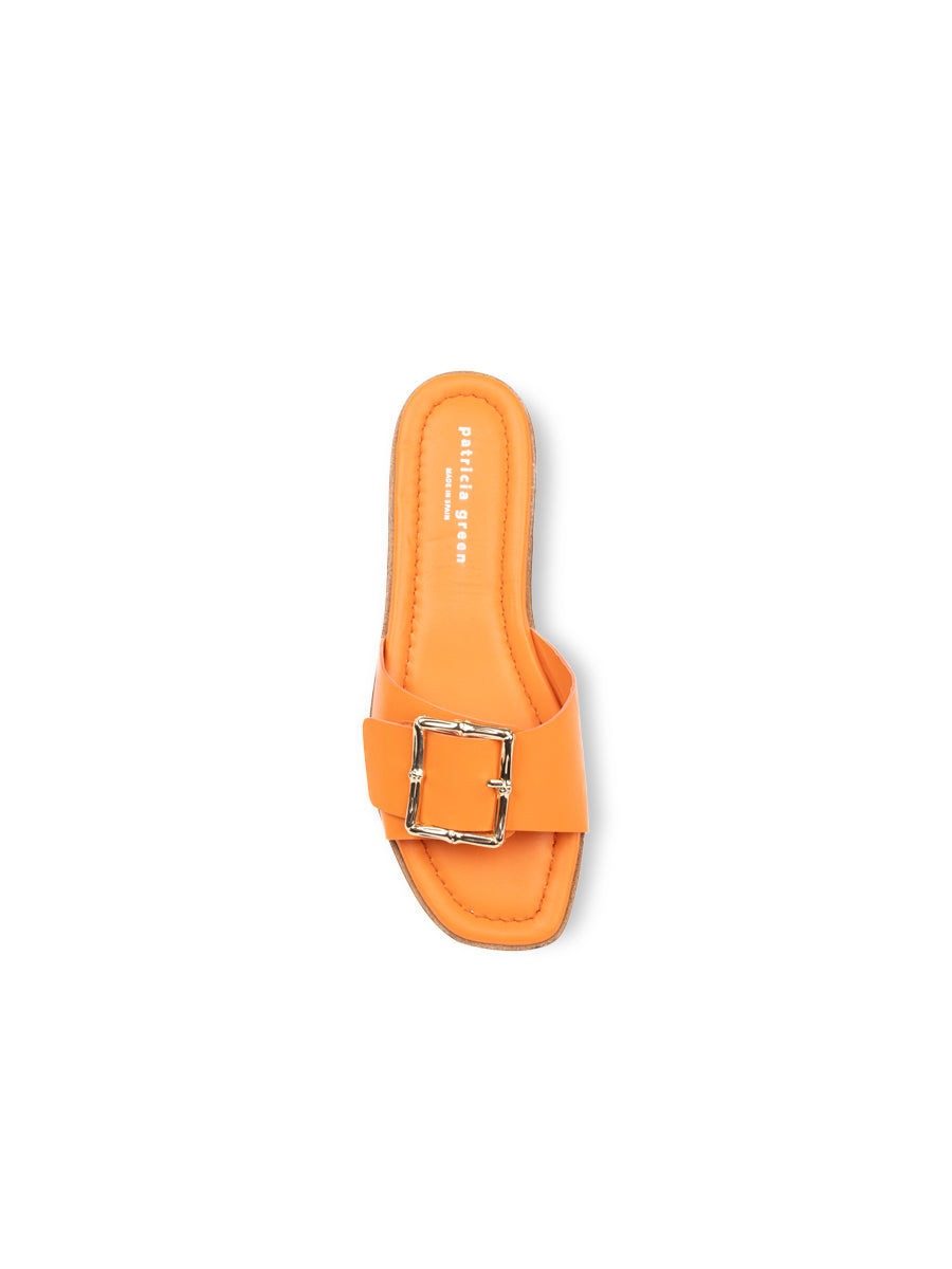 Berkley Bamboo Buckle Flat Sandal