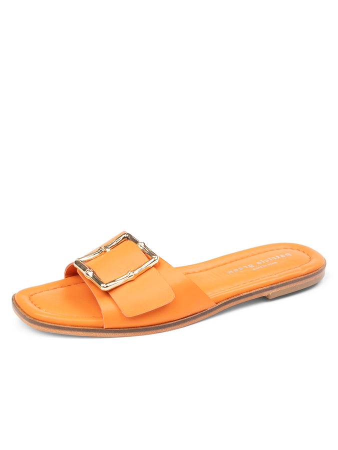 Berkley Bamboo Buckle Flat Sandal