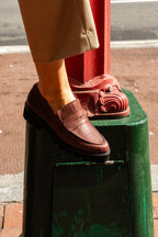 Vince Lug Sole Penny Loafer