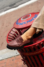 Vince Lug Sole Penny Loafer