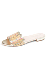 Rainbow Raffia Color