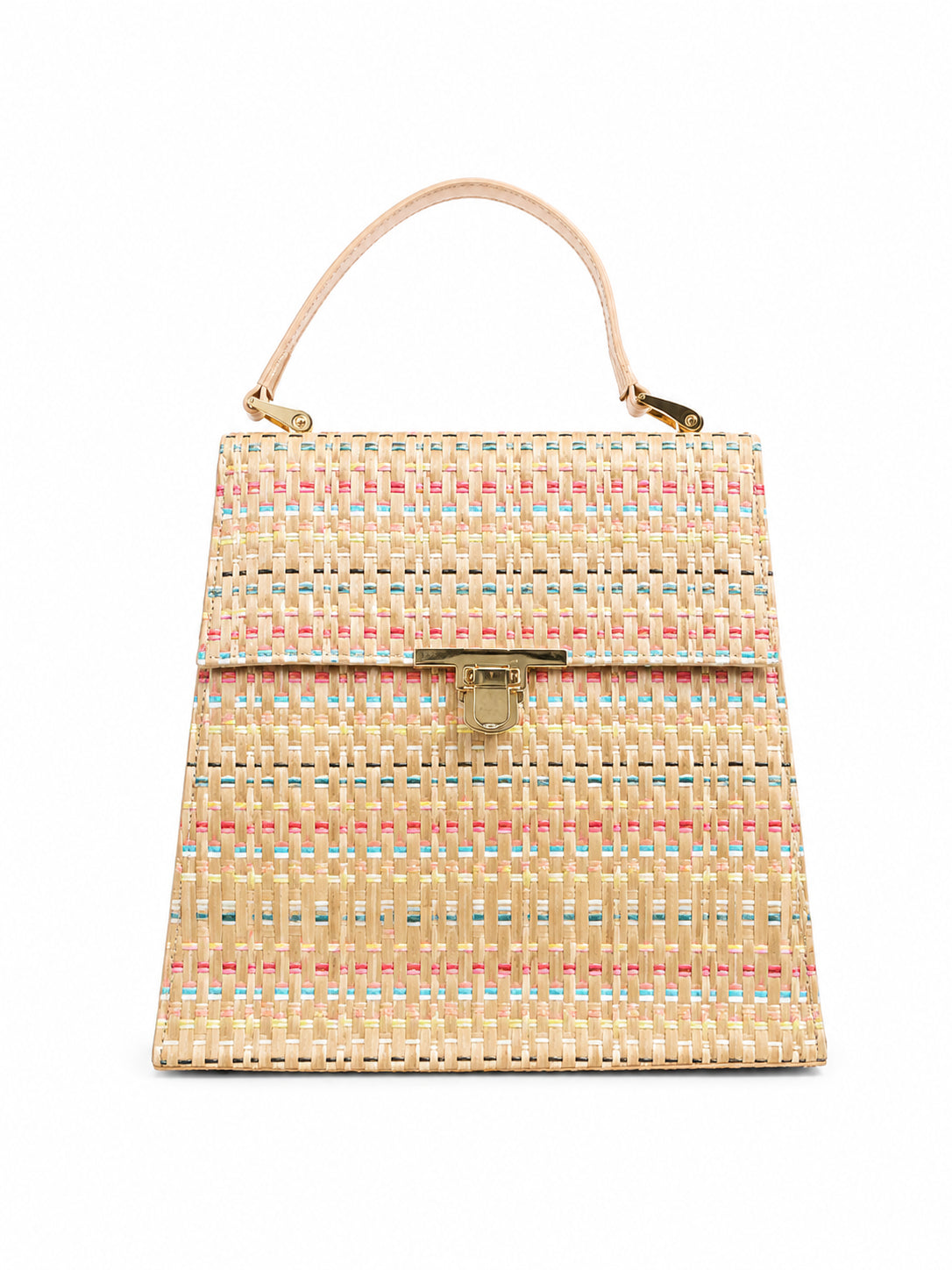 Bennett Raffia Top Handle Bag
