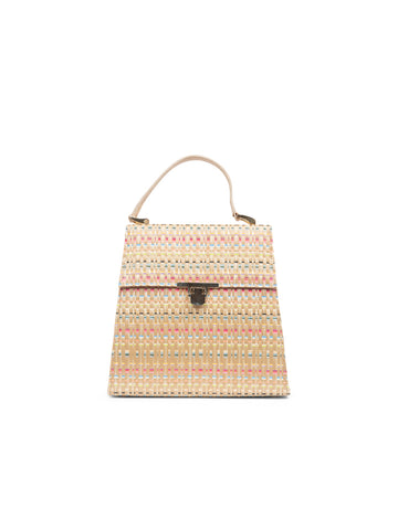 Bennett Raffia Top Handle Bag