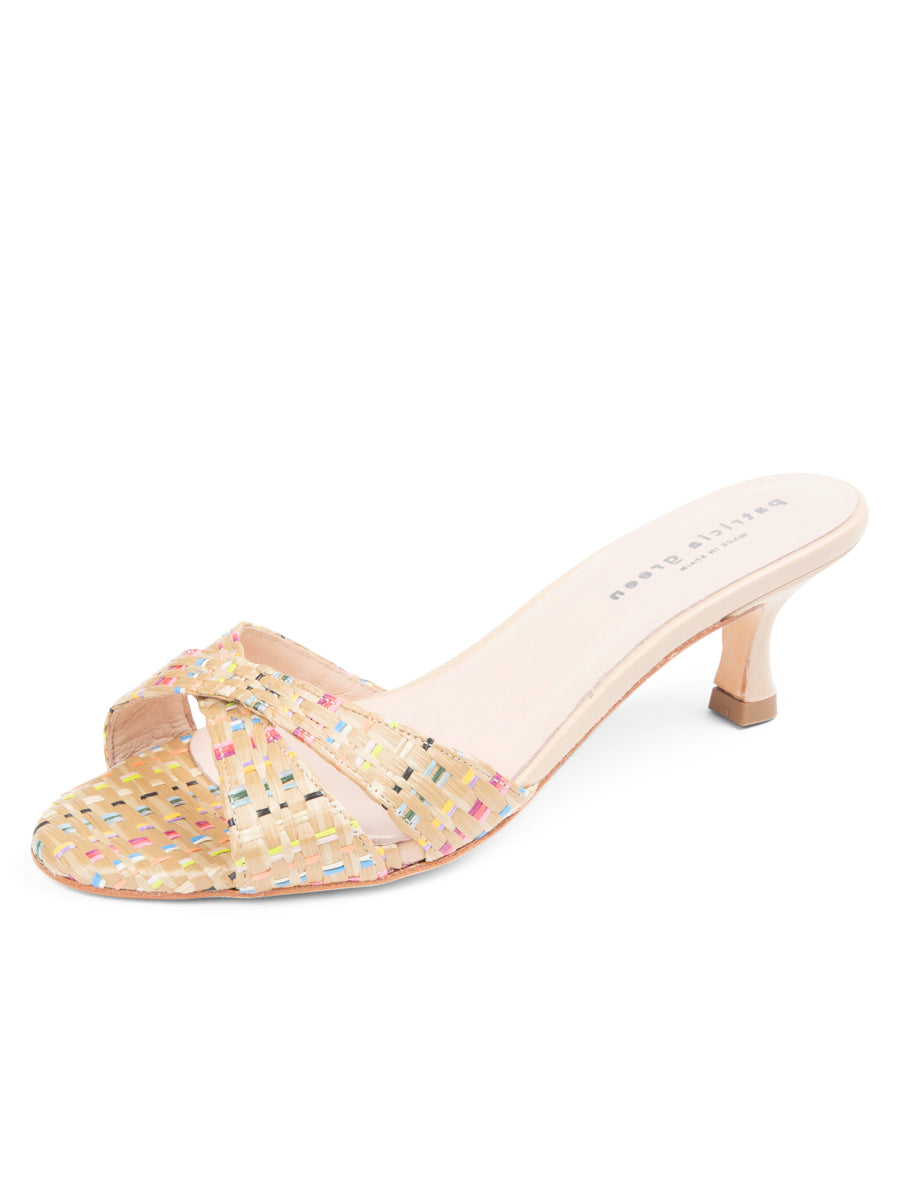 Lucia Criss Cross Kitten Heel