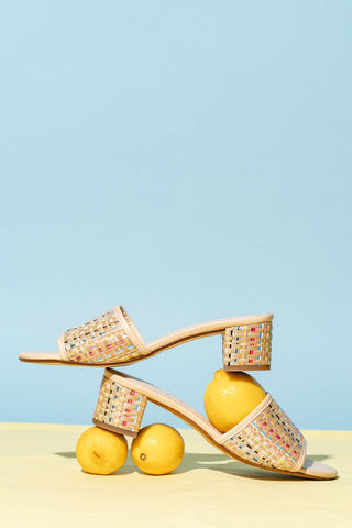 Harper Raffia Block Heel Sandal Alternate View